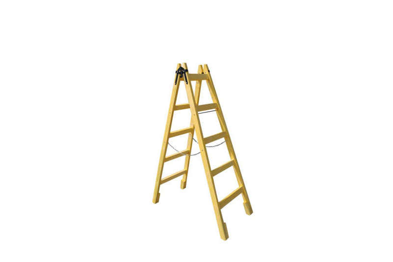 Scara lemn 2 x 5 trepte