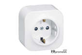 Forix - Priza simpla cu CP alb 782411