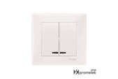 Schneider New Sedna - Intrerupator dublu led 111105L