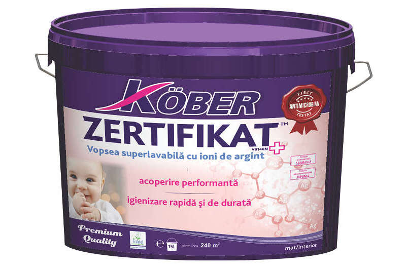 Kober - Vopsea lavabila interior Zertifikat Plus